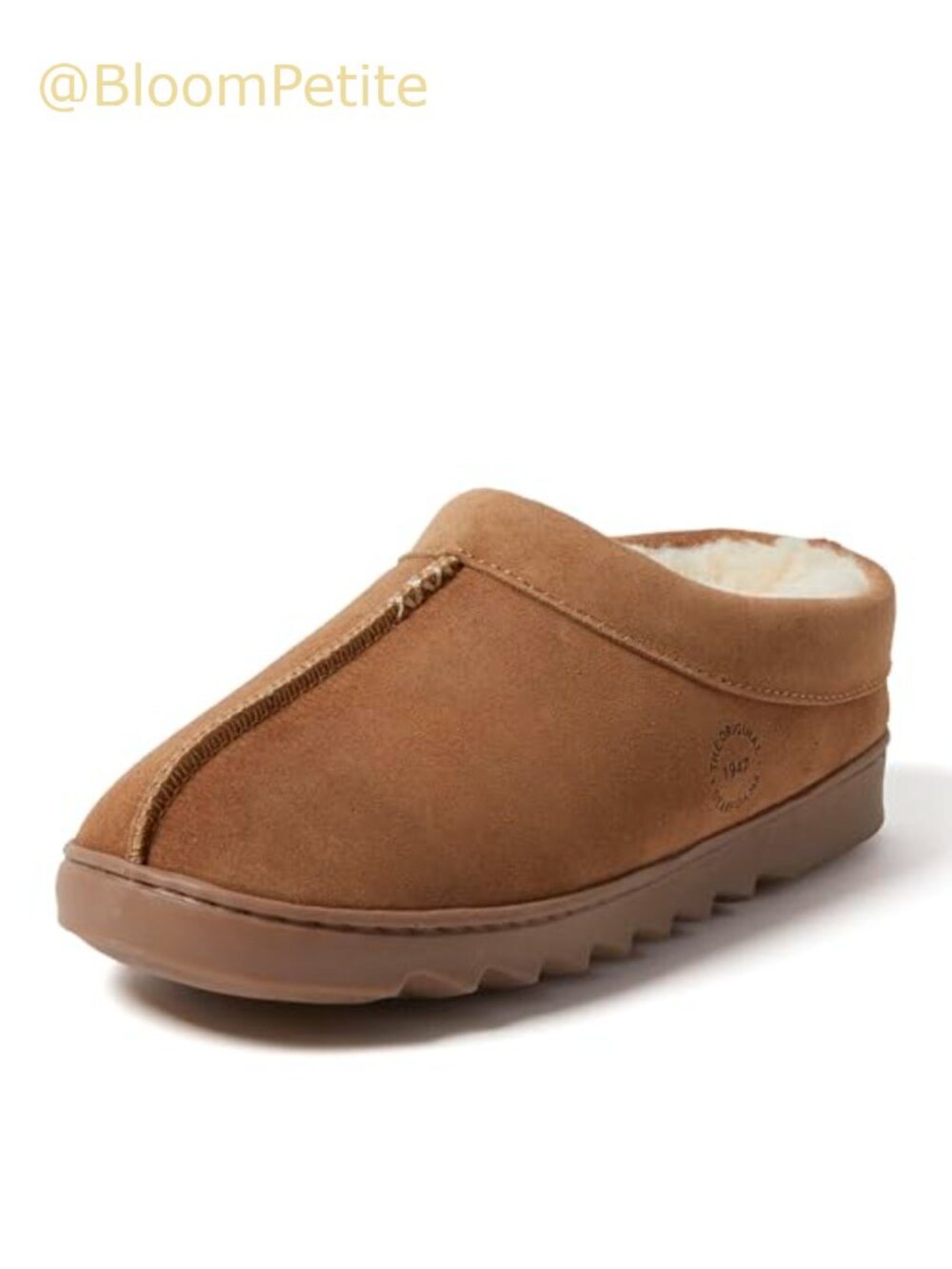 Genuine Suede Doreen Clog Memory Foam Indoor Outdoor Slip On Slippers